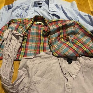 Used bundle jcrew button down men large L